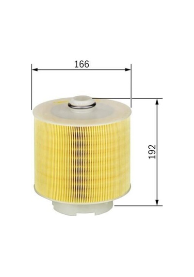 Bos-f026400028 Hava Filtresi A6 2004 - 20112.7 Tdı V6 2...
