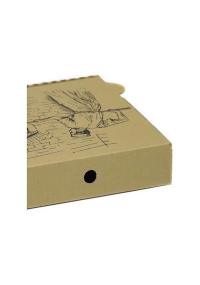 Pide Kutusu 28X18X4 Cm - 100 Adet