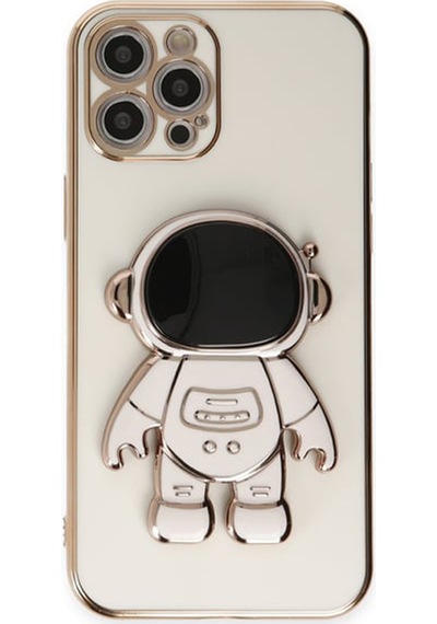 Nettech Apple Uyumlu iPhone 13 Pro Max Astronaut Seri Arka Koruma Kılıf - Siyah Siyah