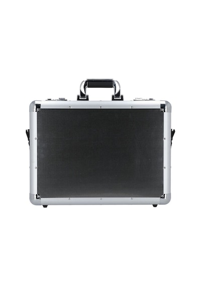 Alumaxx 45 Cm Carbon Optik Alüminyum Laptop Bölmeli Evrak Çantası Organizerli Siyah