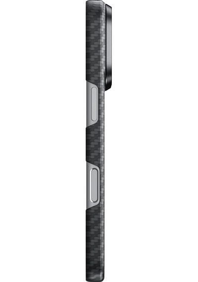 Apple Uyumlu iPhone 17 Pro Kılıf M-safe 1500d Aramid Fiber Amazingthing Titan Max Serisi Kapak Siyah Siyah