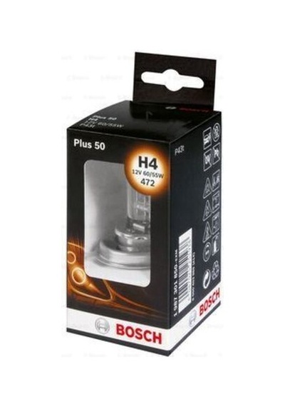 Bosch 1987301850 Ampul 12v H4 P43t Plus 49