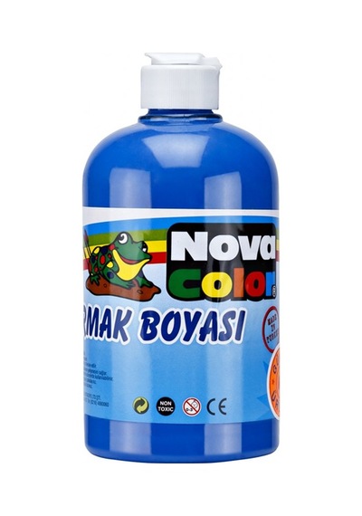 Nova Color Parmak Boyası Mavi 500 Gr Nc-372 Çok Renkli