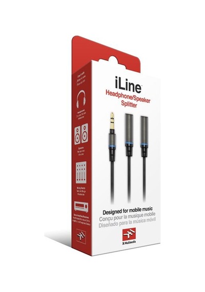 Iline - Headphone/Speaker Stereo Splitter