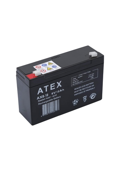 Ax6-12 6v Volt - 12ah Amper Bakımsız Kuru Akü