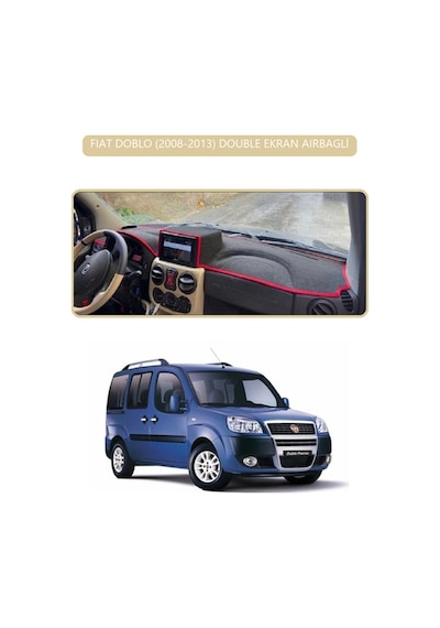 Fıat Doblo 2008-2013 Double Ekrantorpido Koruma Halısı Bej Kenar