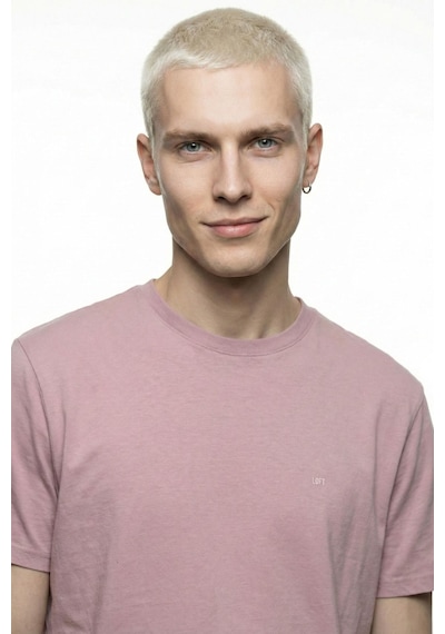 Loft Lf2042275 Erkek Kısa Kol T-shirt Pale Pınk