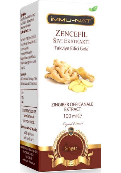 İmmunat Zencefil Ekstraktı - Ekstresi İmmunat Zencefil Ekstraktı