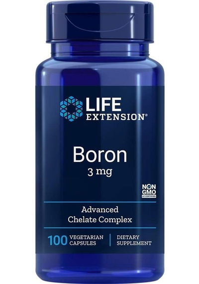 Life Extension Boron 3 Mg 100 Kapsül Usa Menşeii Dmmedicineden
