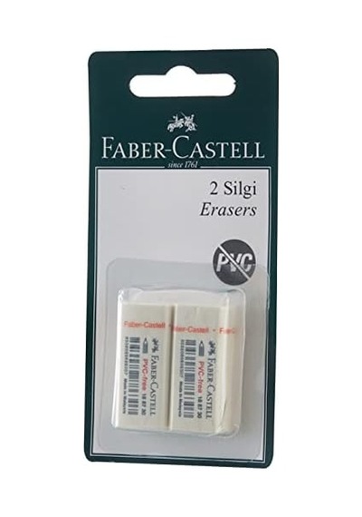 2 Plastik Silgi 7086/30 Beyaz