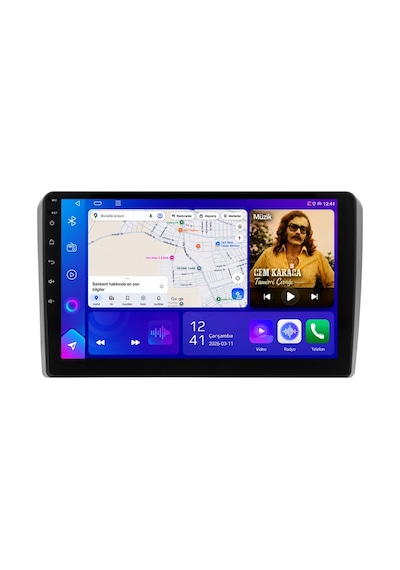 Ford Transit Connect 2007-2009 Android Multimedya Carplay Android Auto 10gb Ram 256gb Pro 9"