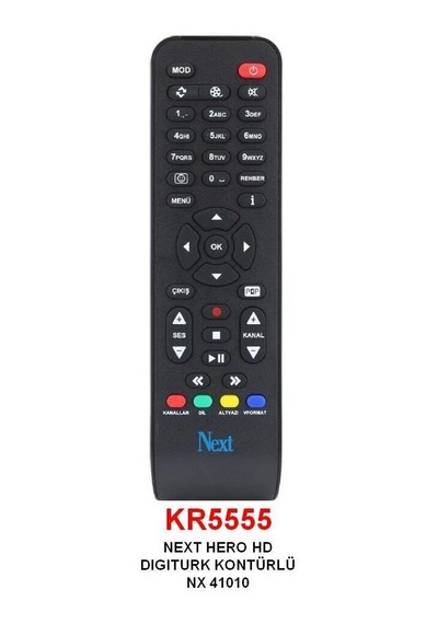 Next Hero Hd Digiturk Konturlu Nx41010 Uydu Kumandası Kr5555