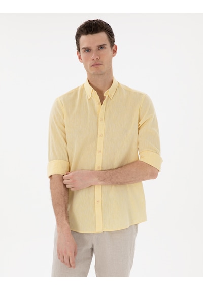 Pierre Cardin Erkek Sarı Gömlek Desenli 50303245-vr044 Sarı Pierre Cardin Erkek Sarı Gömlek Desenli 50303245-vr044 Sarı
