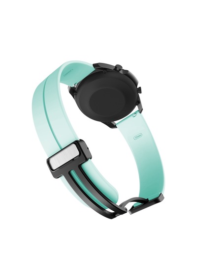 Amazfit Uyumlu Pace 1-2 Gtr Gtr 2 2e Lite 47mm Honor Magic 2 46mm Kordon Magnetli Ayarlanır Silikon Kordon 22mm
