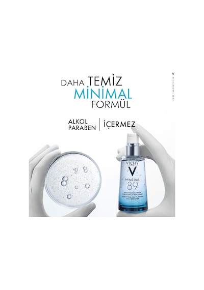 Vichy Mineral 89 Termal Su ve Doğal Hyalüronik Asit İçeren Serum 50 ML