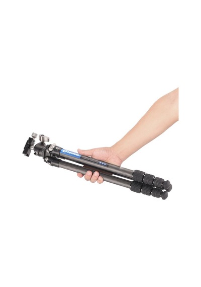 Ls-224c+lh-25 Profesyonel Karbon Fiber Tripod Kit