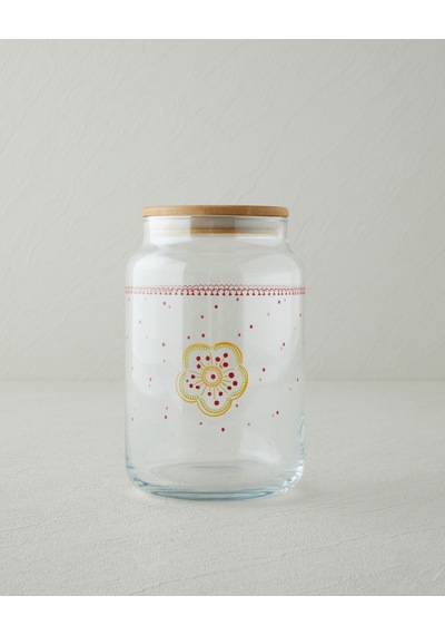 English Home Nostalgic Serenity Cam Kavanoz 500 Ml Kırmızı