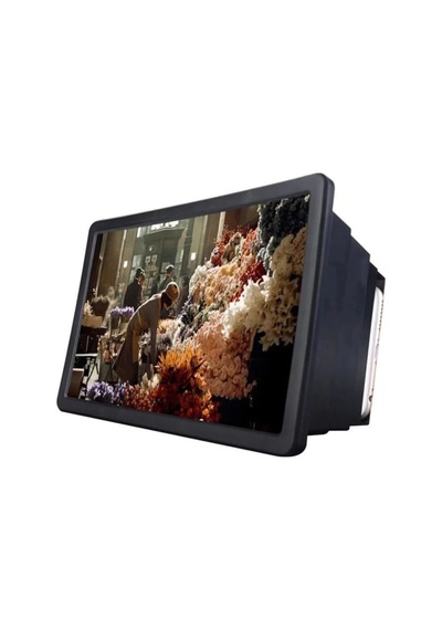 Cep Telefonu 3d Ekran Büyüteci Tv Görünümlü Mercekli Stand F2 Diğer