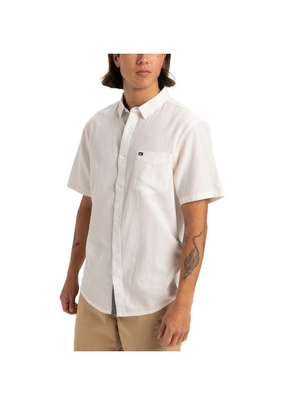 Quiksilver Time Box Erkek Gömlek-30104 Beyaz