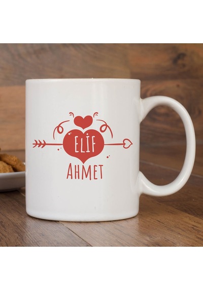 Çiftlere Özel Tasarımlı Kupa