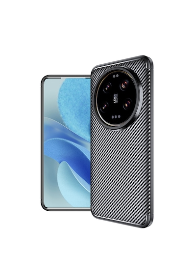 Xiaomi Mi 15 Ultra Kılıf Karbon Desenli Koruyucu Silikon Kapak
