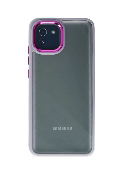 Newface Samsung Galaxy A03 Kılıf Dora Kapak - Lila
