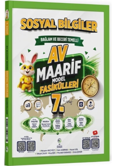 Av Yayınları 7. Sınıf Sosyal Bilgiler Maarif Model Fasikülleri