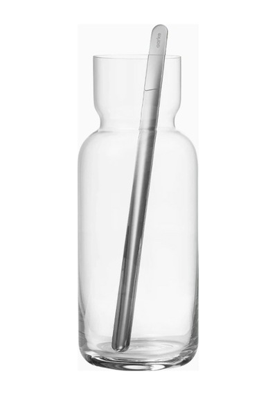 Aarke Glassware Set Kristal Karaf Ve 4 Lü Bardak Seti Meşrubat Bardakları Beyaz