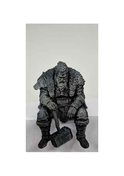 Oturan Thor Figür 10 Cm God Of War
