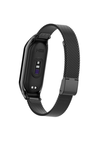 Xiaomi Mi Band 7 Uyumlu Krd-06 Metal Zore Kordon-siyah