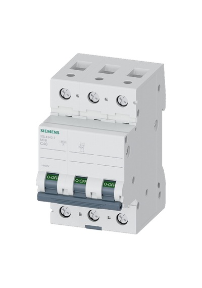 Siemens 5sl4340-7 - 40a 3 Kutup 10ka C Tipi Otomatik Sigorta