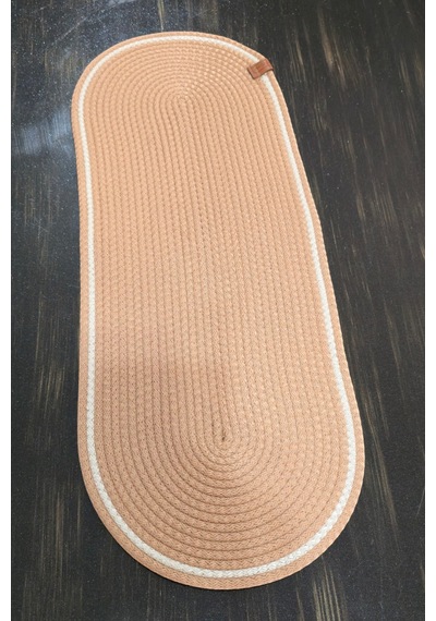 Dekoratif 30x75 Cm Runner Şık Masa Orta Sehpa Üstü Dekoratif Sofra Aksesuarı Jüt Hasır