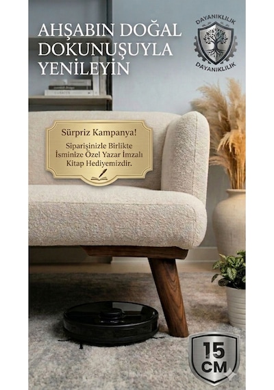 12 Cm Koyu Ceviz Gürgen Ahşap Mobilya Ayağı Yüksek Dayanıklı Koltuk Ve Baza Ayağı 4'lü Set