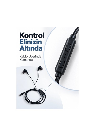 Nm Store Müzik Ve Sesli Görüşmeler İçin Type C Mikrofonlu Kulaklık