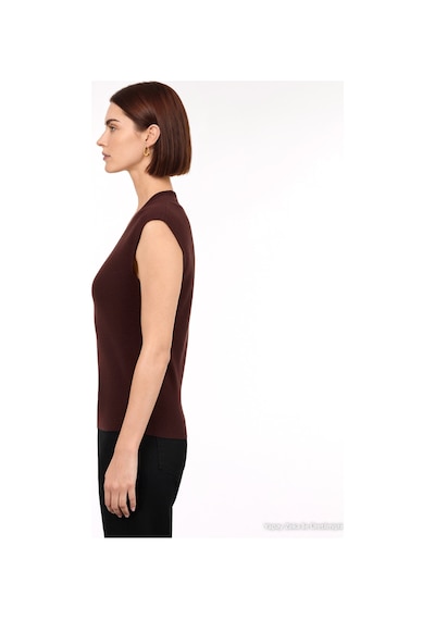 Yargıcı Regular V Yaka Yelek 26kkyl6009v 003 Kahverengi