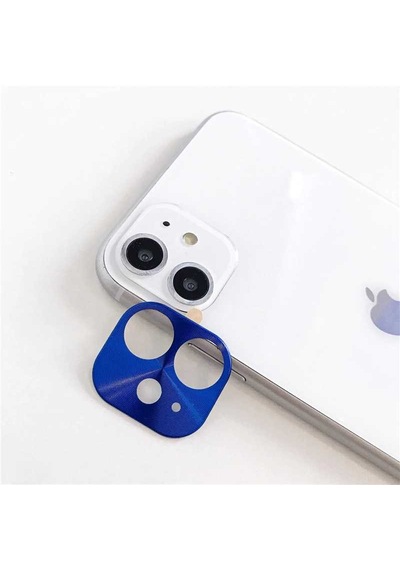 Apple Uyumlu iPhone 11 Zore Metal Kamera Koruyucu Gri