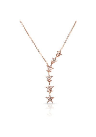 Forentina Rose Sallantılı Yıldız Kolye Ps1475 Sarı