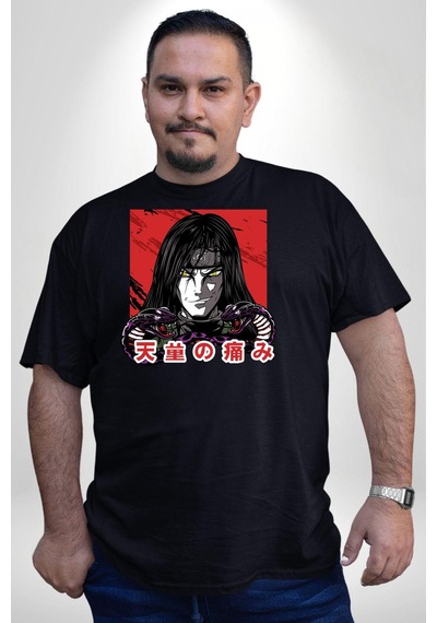 Angemiel Orochimaru Anime Siyah Büyük Beden Erkek Kadın Unisex Basic Ön Baskılı Tişört Siyah