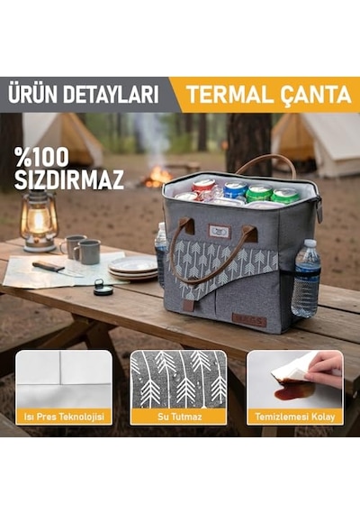 Ayrex Kadın Termal Çanta, Yalıtımlı Yemek Taşıma, Bayan Beslenme Çantası, Sızdırmaz Beslenme Kutusu, Yetişki Diğer