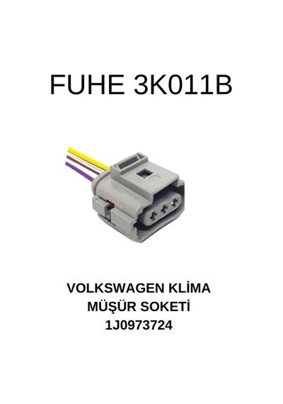 Volkswagen Klima Müşür Soketi 1j0973724