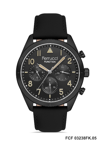 Ferrucci Fcf 03238fk.05 Deri Kordon Erkek Kol Saati