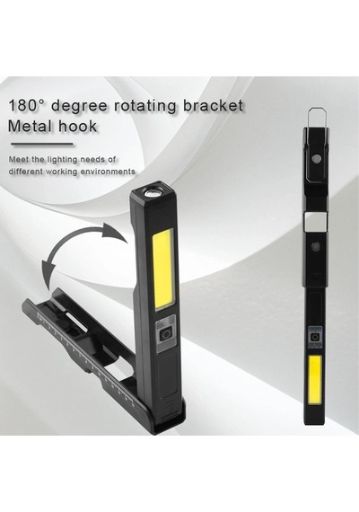 Gold Silver Gs-2070 30w Şarjlı Mıknatıslı Katlanabilir Led Çalışma Tamirci Feneri