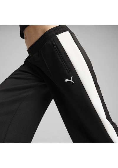 Puma T7 Low Rise Relaxed Track Siyah Kadın Eşofman Altı Siyah