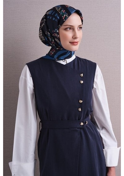Armine Saf İpek Twill Eşarp 9634d 84 siyah