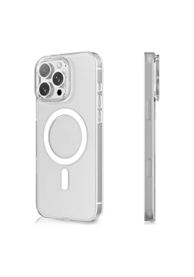 Youngkit İphone 16 Pro Max İle Uyumlu Magsafe İle Uyumlu Youngkit Ice Serisi Kapak Şeffaf