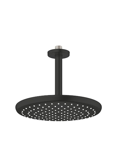 Grohe Tempesta 250 Tepe Duşu Seti 142 Mm, Tek Akışlı Mat Siyah - 266692430 Siyah