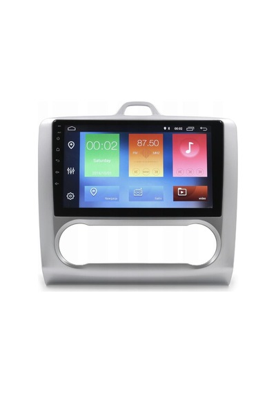 Ford Focus 2 Dijital Klima 9 "inch Android 14 Multimedya Sistemi 4-64 Navimex 2005-2011 9"