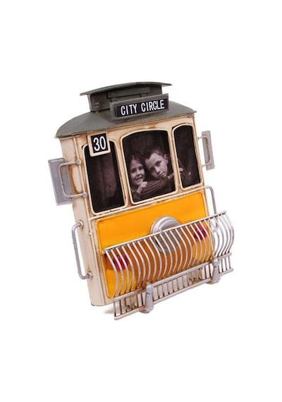 Dekoratif Metal Çerçeve Tramvay Temalı Vintage Hediyelik Arbltgsısu0btjwıbx1