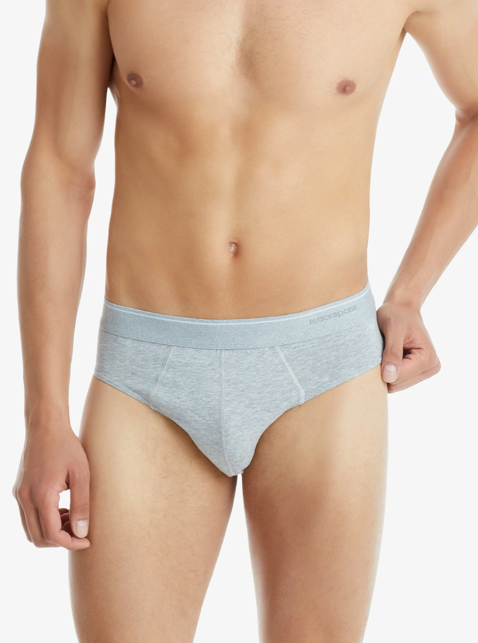 Blackspade Erkek Slip Külot Tender Cotton 9232 - Gri Melanj