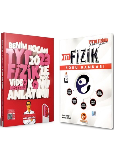 Benim Hocam 2023 Tyt Fizik Video Destekli Konu Ve Egzersiz Soru Bankası Seti 2 Kitap